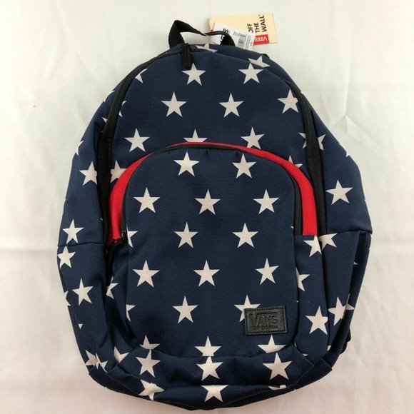 vans backpack stars